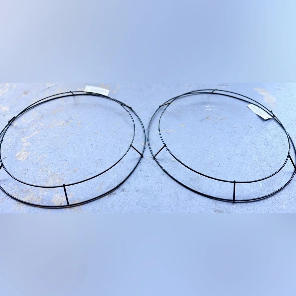 13” Round Metal Wire Wreath Ring Frame DIY Arts & Crafts Floral Wreaths & Decor